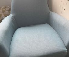 3 seater tourquise coach and 2 seats