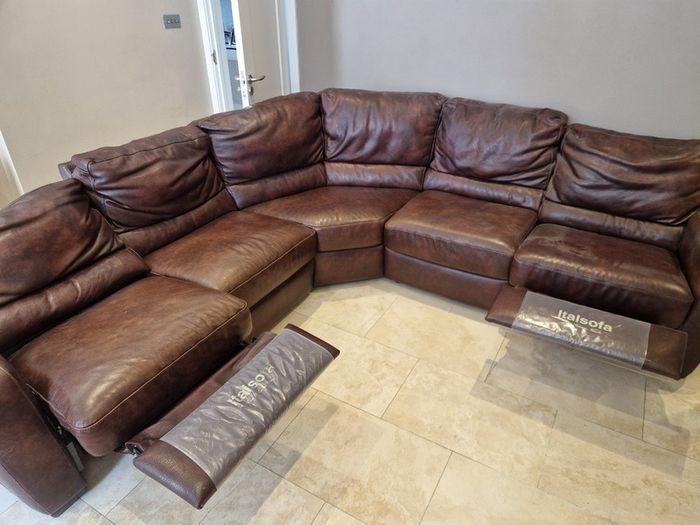 Leather Corner Sofa