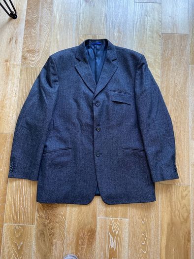 Mens Dark Denim Blue Blazer Size Large