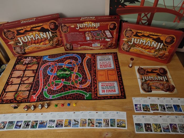 Jumanji ! The Board Game ! Complete ! by Columbia Pictures !
