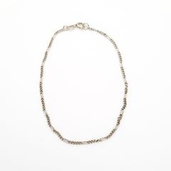 Vintage Sterling Silver Figaro Bracelet