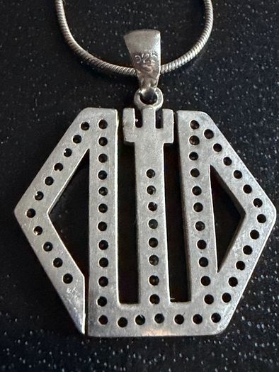 silver necklace