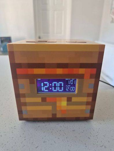 Minecraft alarm clock and light