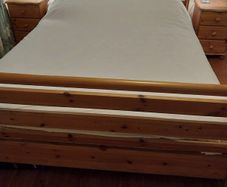 king sleigh bed frame