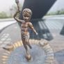 Unusual Pair of Vintage Brass Cherub Astray's made in Italy Image 3