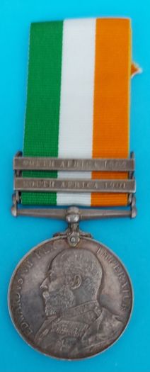 King's South Africa Medal With 2 bars