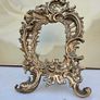 Collection of 3 Vintage Victorian Ornate Gilded Brass Frames Image 4