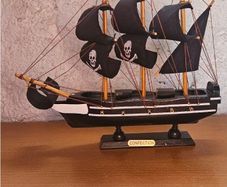 Pirate Wooden Sail Boat