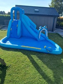 shark inflatable pool