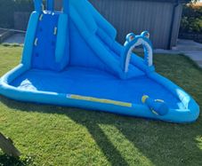 shark inflatable pool