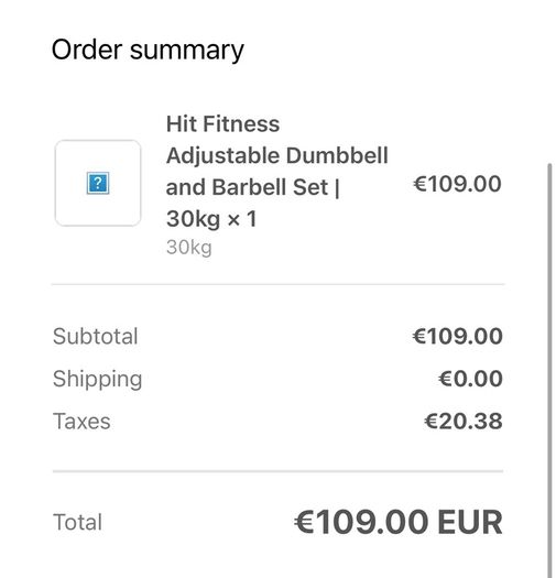 Adjustable Dumbbell Set