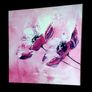 Brand New Abstract Pink Floral Canvas Art Image 8