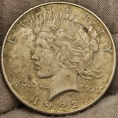 USA United States 1922 Silver Peace Dollar