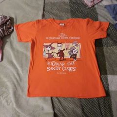 kids orange nightmare before Christmas t shirt