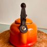 Le Creuset Classic Whistling Kettle Volcanic Orange Flame  2.1L Image 3