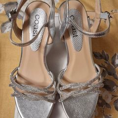 Coast Tiffany Twist Strap Diamante Platform Sandals Price Includes Postage Cost