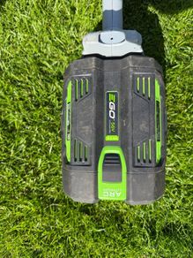 Ego electric mower and strimmer