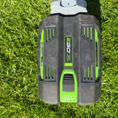 Ego electric mower and strimmer
