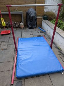 Gymnastics Bars and Mat