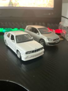 Die-cast Model Cars: VW Golf GTI Mk6 & BMW E30 M3