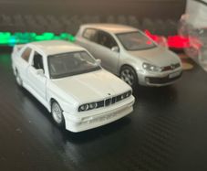 Die-cast Model Cars: VW Golf GTI Mk6 & BMW E30 M3