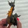1999 Papo Fire Breathing Dragon Figure Medieval Fantasy Toy Vintage approx. 3.5'' Used Please look at the pictures Image 3