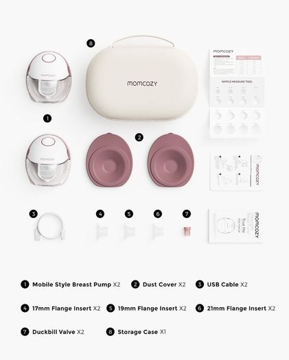 Momcozy Mobile Style M6 Hands Free Slim Breast Pump