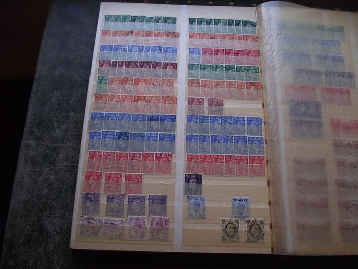 A mixed collection of used stamps, presented in the stock book #3