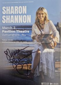 signed min poster sharon shannon