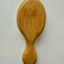 Mini bamboo hairbrush brush, perfect for travelling Image 2