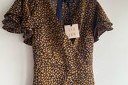 QED navy &amp; gold dress size 16 - New with tags