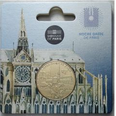 France 0.25 Euro Base Metals Brilliant Uncirculated Coin 2025 - Notre-Dame Paris Cathedral