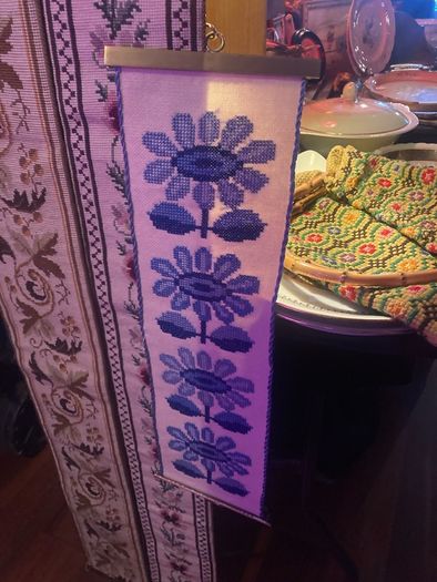 Selection of vintage Danish tapestries