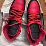 Nike Air Jordan 1 Mid Alternate Bred - DQ8426 060 - Size 11 - Black - Fire Red-White Image 2