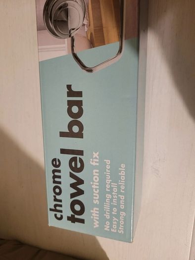 new chrome towel bar