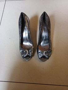 Lunar Elegance  Open Toe Sparkle  Shoes.  S. 40 - 7. New.