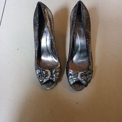 Lunar Elegance  Open Toe Sparkle  Shoes.  S. 40 - 7. New.