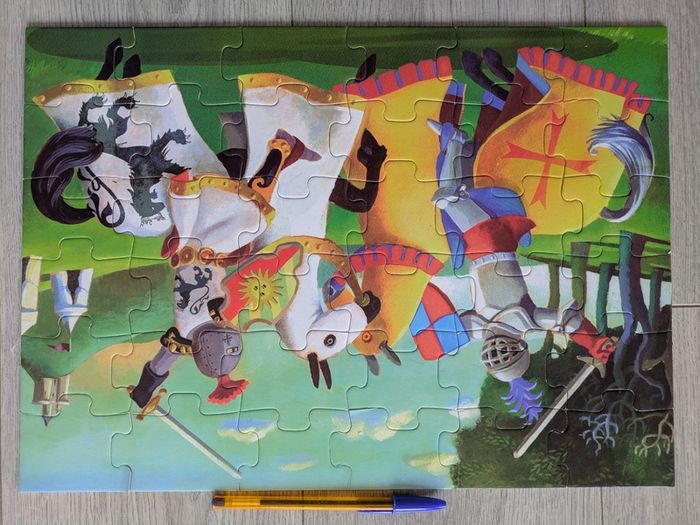 Jigsaw Djeco The Knight and Dragon age 4+