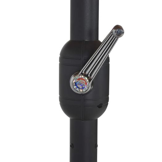 Outdoor Parasol with Aluminium Pole 460x270 cm Terracotta