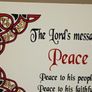 Vintage Peace Prayer Cards. Image 3