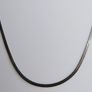 Vintage 925 Sterling Silver 16" Necklace Flat Chain 3.1 grams Image 3