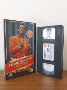 Eddie Murphy Live On Stage Delirious VHS Pal Video Cassette Tape Certificate 18 Strictly For Adults Only