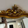 Large Vintage Ornate Gold Statement Mirror 150cm Image 3