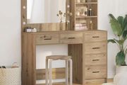Dressing Table Brown 78.5 x 41 x 135 cm Engineered wood