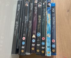 9 Harry Potter DVDs