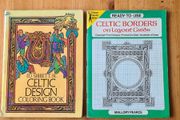 Celtic Design Books. 1x Celtic Design Colouring Book By Ed Sibbett, Jr  1 X Celtic Borders On Layout Grids.