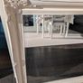 Large Ornate Cream French Style Wall Mirror Image 6