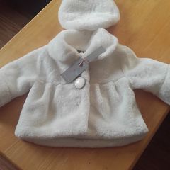 baby girl coat and hat, tags still on