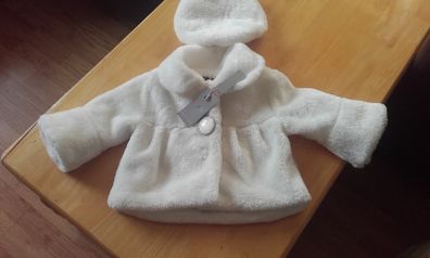 baby girl coat and hat, tags still on