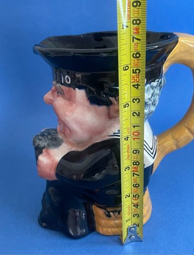 Vintage Shorter and Son China Sailor Character Jug